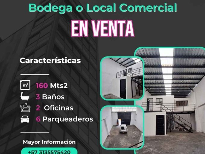 Portada de bodega en venta en el centro de Manizales