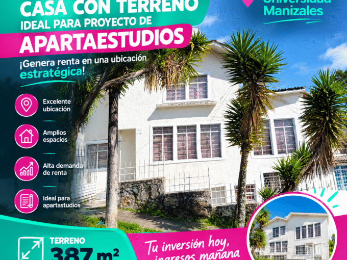 Venta casa en Campohermoso Manizales cerca de la Universidad de Manizales