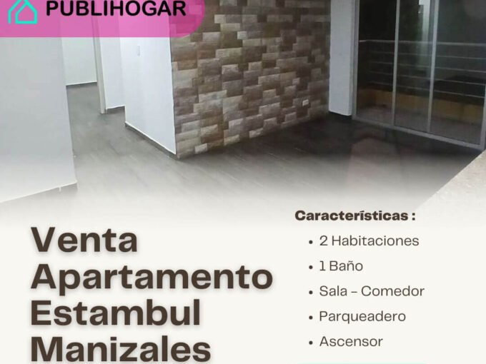 Apartamento moderno en venta Estambul Manizales - Apartamento en conjunto cerrado cerca al centro de Manizales