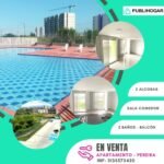 Apartamento en venta en Bosques de Bambú Pereira, vista al área social