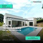 Casa campestre en venta en el Km 46 vía Manizales – Medellín, con piscina privada